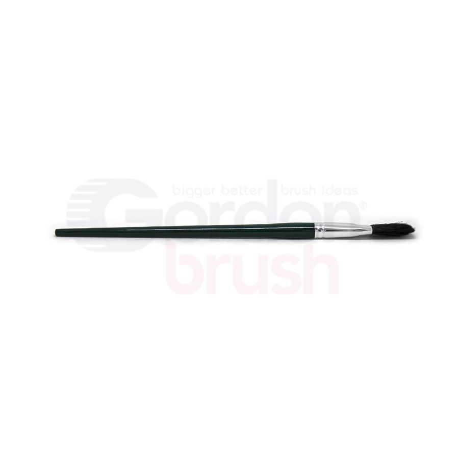 Size 1" Black Bristle Fitch Brush 2