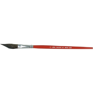 Size 3 Long Dagger Artist Brush
