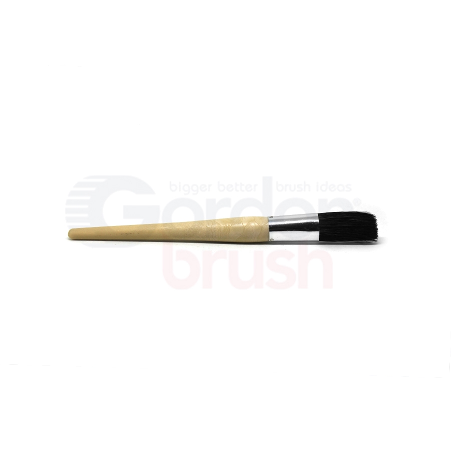 Size 8 Hog Bristle and Plastic Handle Sash Brush 2