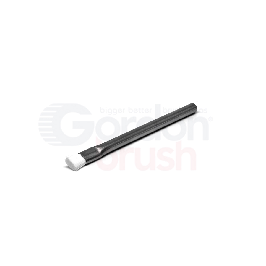 Static Dissipative 0.010" Nylon Applicator Brush — 5/16" Diameter Stainless Steel Tube Handle