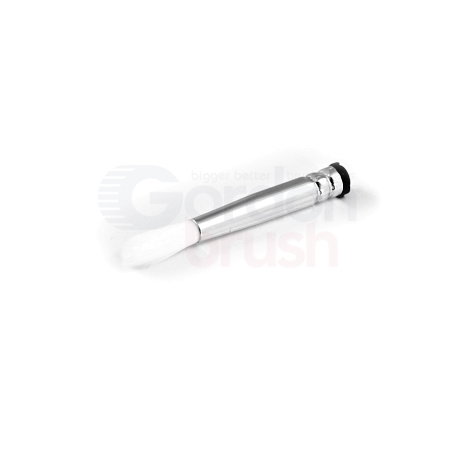 White Taklon Flow-Through Luer Lock Brushes (16 Gauge)